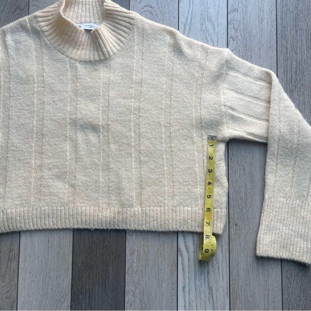 Zara Beige Ribbed Knit Top - Picture 4 of 7